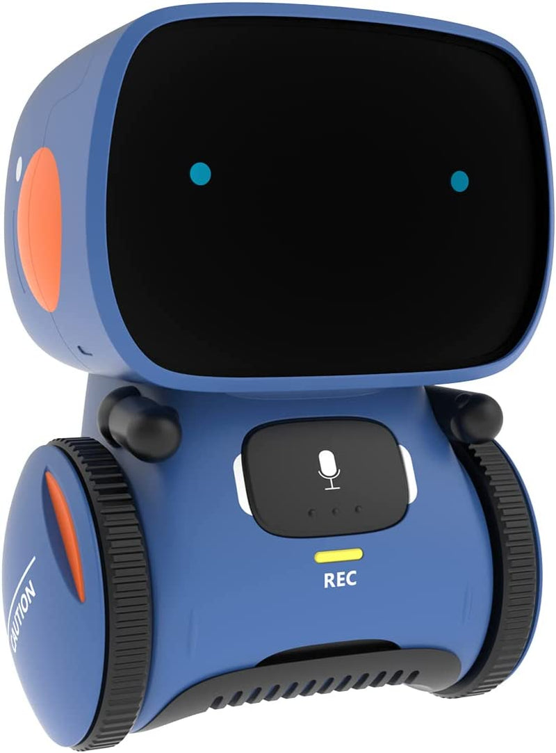 Robot Toy for Boys and Girls, Smart Talking Robots Intelligent Partner and Teacher with Voice Control and Touch Sensor, Singing, Dancing, Repeating, Gift Toys for Kids Age 3 and Up