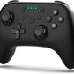 Wireless Pro Controller Compatible with Switch,Switch Lite, Premium Joypad for Video Games, 3 Levels of Turbo Speed, Adjustable Vibration Intensity (Black)