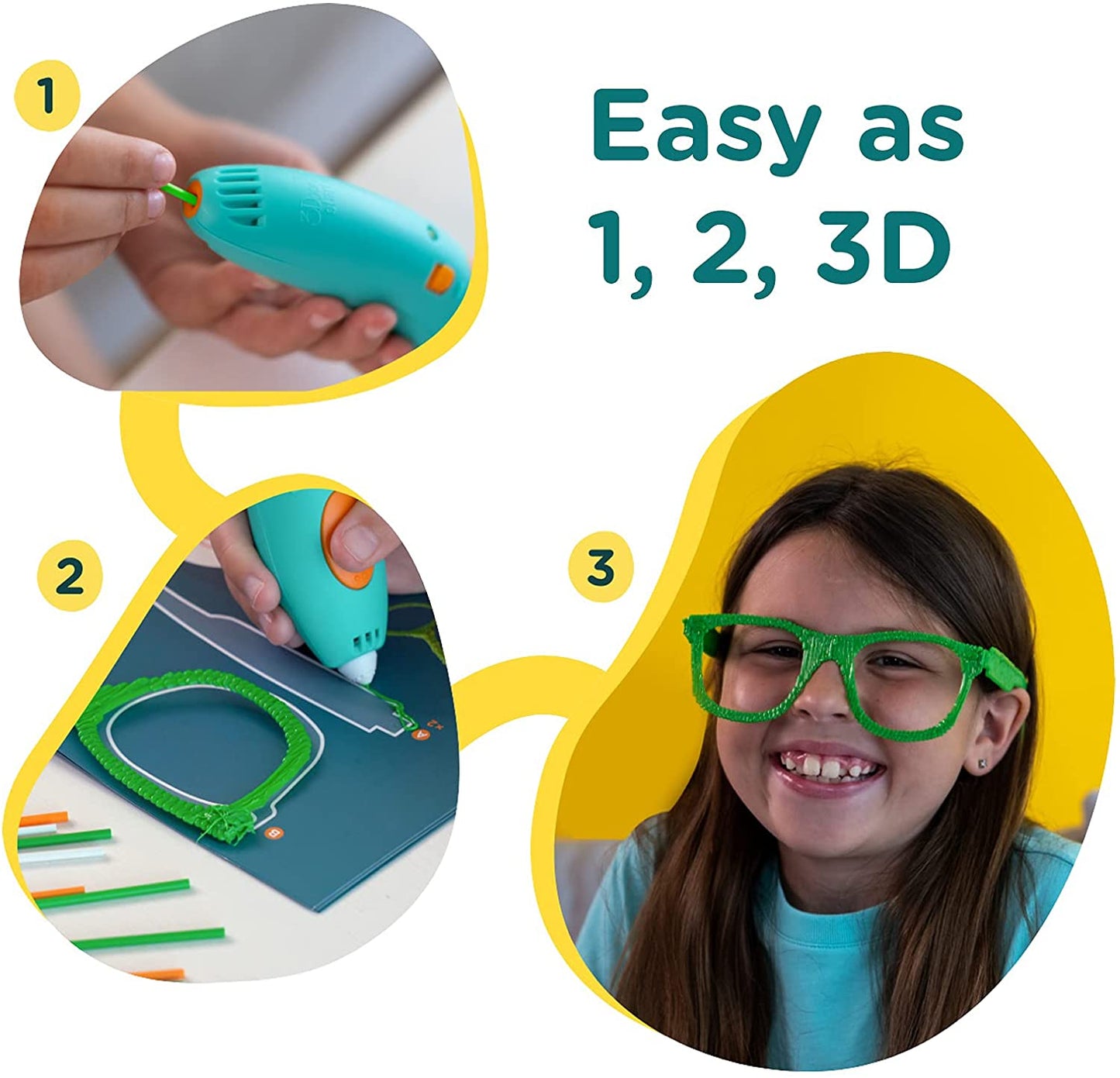 Start+ Essentials (2023) 3D Pen Set for Kids, Easy to Use, Learn from Home Art Activity Set, Educational STEM Toy for Boys & Girls Ages 6+, 9.06 X 6.02 X 2.56 Inches