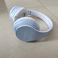 Wireless Headphones over Ear, Bluetooth Headphones with Microphone, Foldable Stereo Wireless Headset- Silver Blue